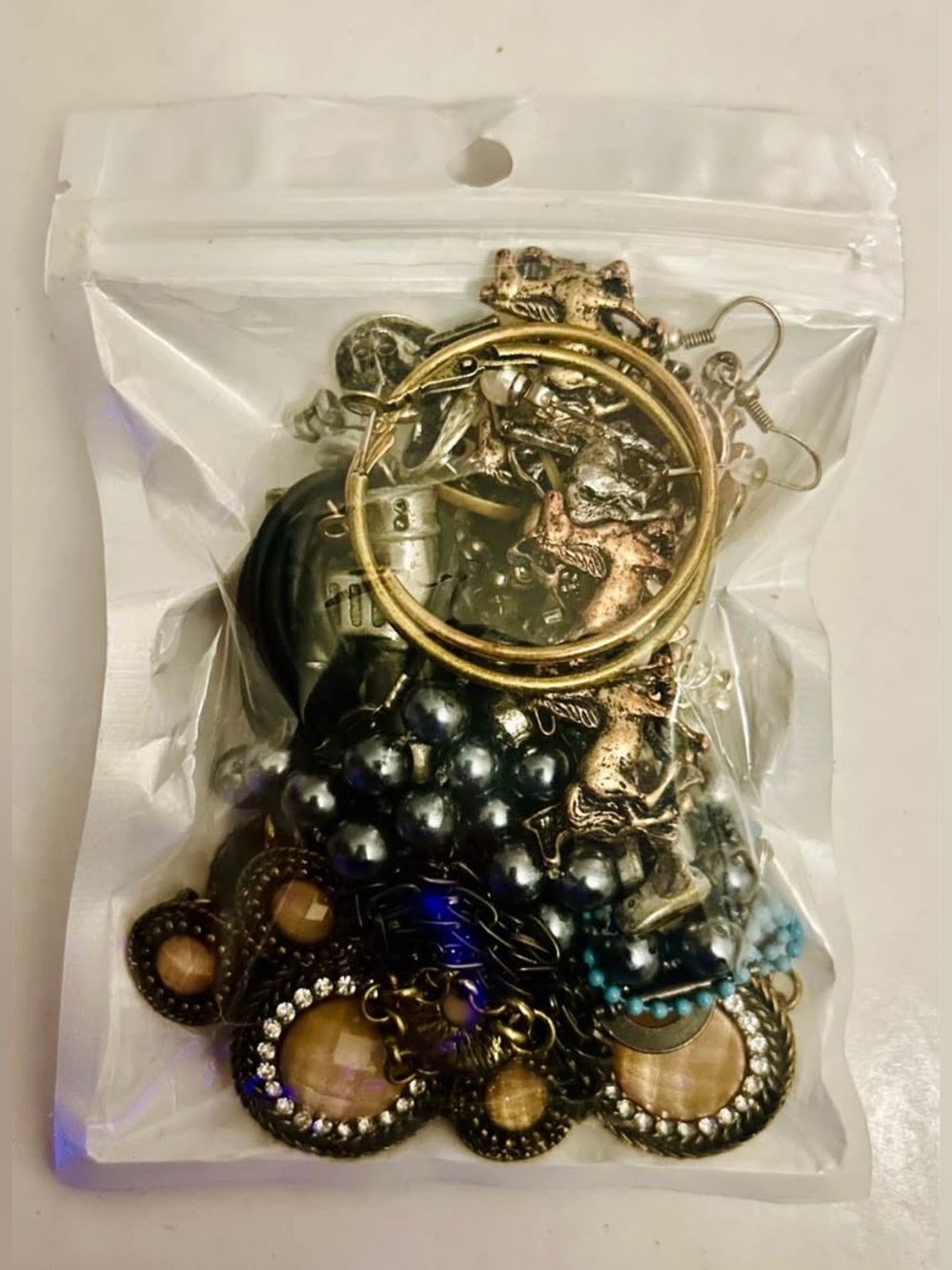 Vintage Costume Jewelry Grab Bag - 23pc